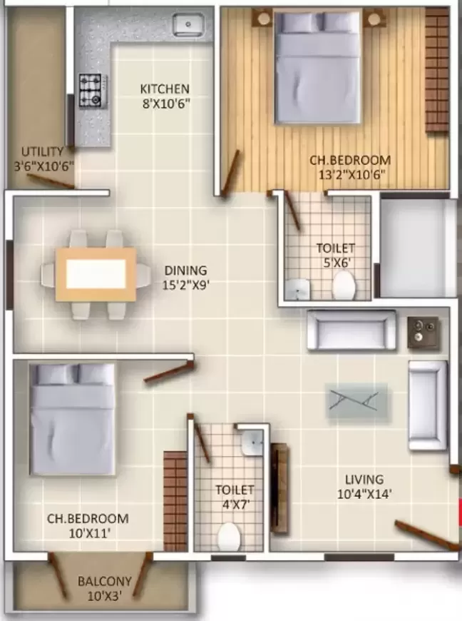 Floor plan for Sanathana Vrushabhadri Mountain